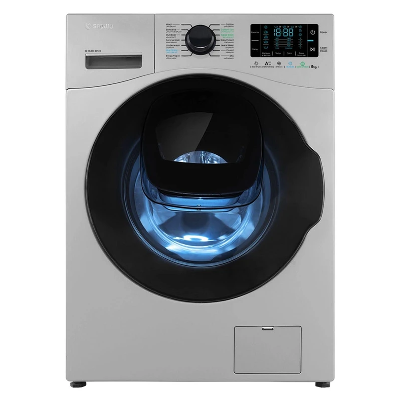 ماشین لباسشویی درب از جلو اسنوا مدل SWM-F92S ظرفیت 9 کیلوگرم